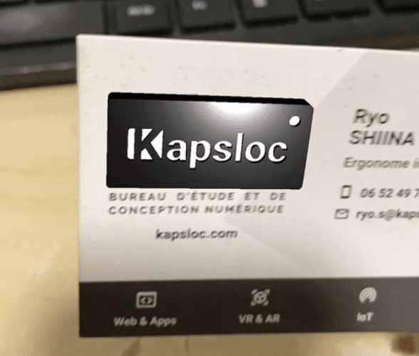 Carte de visite WebAR - 1