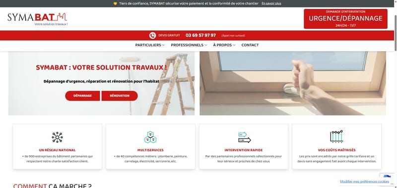 Symabat - Site vitrine
