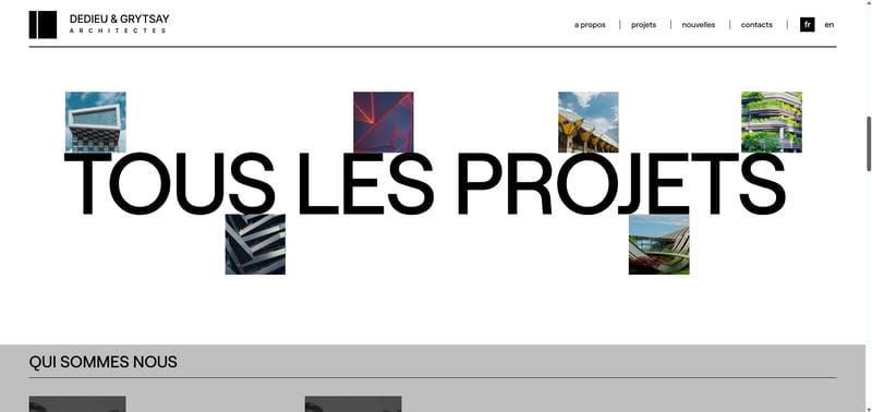 Site vitrine d'architectes - 3