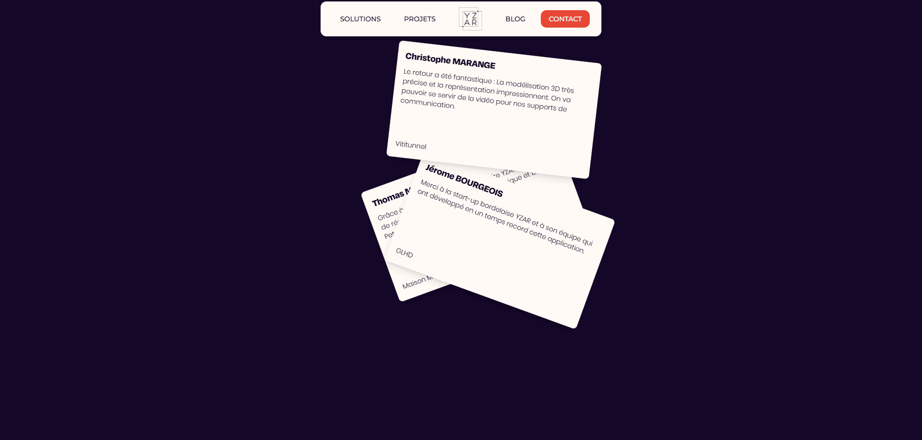 YZAR - Site vitrine - 1